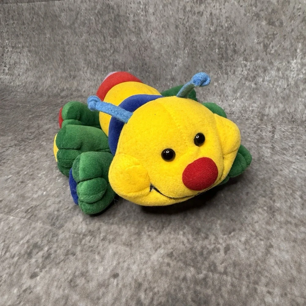 Vintage 1994 Plush Creations Caterpillar Baby Einstein Style HTF Stuffed Animal